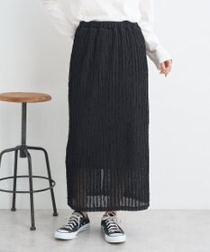 earth music&ecology ベルティカルフリルナロースカート