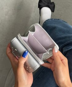 WEGO スタッズリボンウォレット