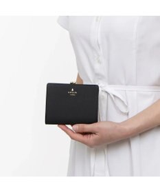 LANVIN en Bleu リュクサンブール 口金二つ折り財布