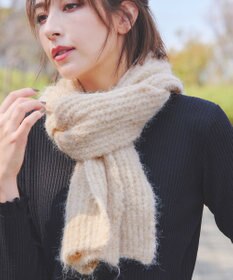 Tiaclasse リブ編みマフラー