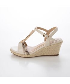 Riz raffinee <Riz raffinee>ウェッジヒールTストラップサンダル