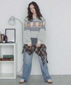 WEGO ノルディックベアニットプルーバー