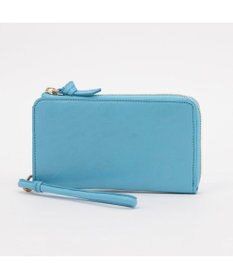 UNBILLION ペルケ perche / ドット型押しL字ロングストラップウォレット