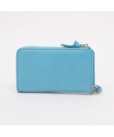 UNBILLION ペルケ perche / ドット型押しL字ロングストラップウォレット