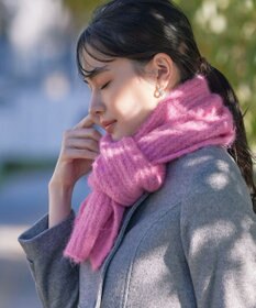 Tiaclasse リブ編みマフラー