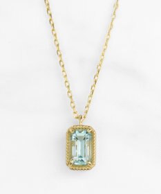TOCCA 【WEB＆数量限定】CROCHET OF COLOR  NECKLACE K10 アクアマリン ネックレス