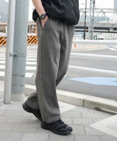 WEGO 【ウエストゴム/SMLサイズ展開】デニムイージーストレートパンツ2