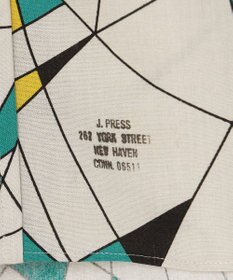 J.PRESS MEN 【J.PRESS ORIGINALS】Vintage Print Half Sleeve Shirt / B.D. / Baggy-Fit