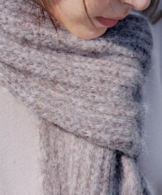 Tiaclasse リブ編みマフラー