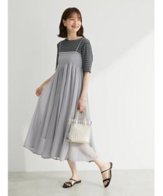 Green Parks ・ＥＬＥＮＣＡＲＥ　ＤＵＥ　ラメシフォンキャミワンピース