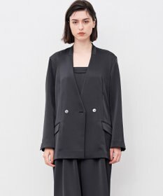 uncrave シャイニーダブルサテン ジャケット