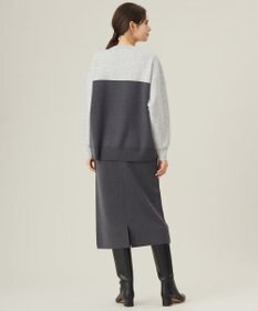 自由区 【カタログ掲載・セットアップ対応・洗える】スムージーブロッキング ニット