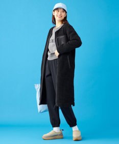 SHARE PARK LADIES 【LADIES】ボアフリースロングカーディガン