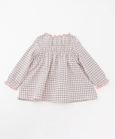 組曲 KIDS 【80-100cm】シャーリングブラウス Tシャツ