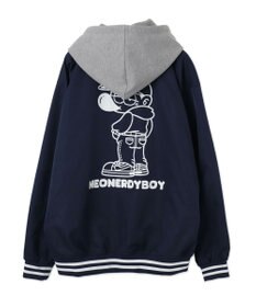 WEGO 【ユニセックス着用ITEM】グラフィックフードスタジャン