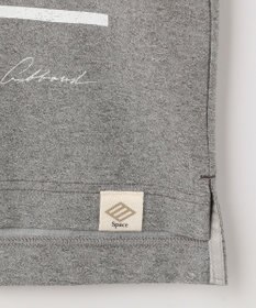 JOSEPH ABBOUD MOUNTAIN 【SPACE／UNISEX】スラブプレーティングボーダープリント Tシャツ