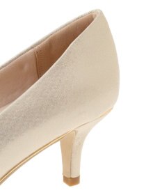 YECCA VECCA メタルラインパンプス