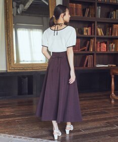 earth music&ecology マルチウェイ配色リボンカットプルオーバー