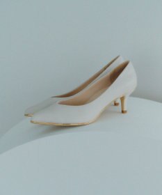 YECCA VECCA メタルラインパンプス