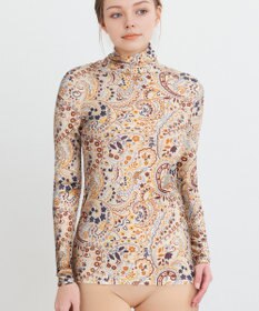 WACOAL あったかTシャツ あったかインナー アウターとしても利用可 保温性 ハイネック 10分袖 長袖 レディース CLD726 /ワコール