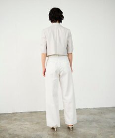 GRACE CONTINENTAL ラップデニムパンツ