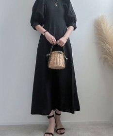 Green Parks AnriettMusee バックカットワークワンピース