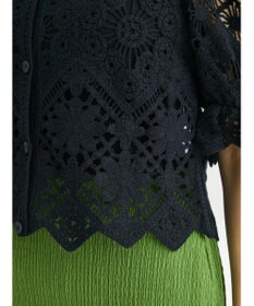 Green Parks ・ＳＵＧＡＲ　ＳＰＯＯＮ　２ｗａｙクロシェカーディガン