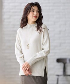 ANY 【手洗い可】イタリーヤーンウールカシミヤミックスプルオーバー