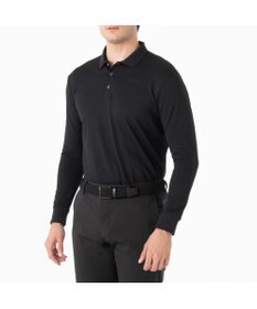 ZERO HALLIBURTON 【吸汗速乾・UVケア】鹿の子 ポロロングシャツ ZHG-A4A 1b 82851 ゴルフウェア