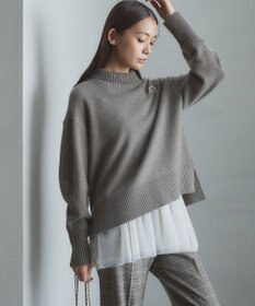 組曲 チュールレイヤード タンク