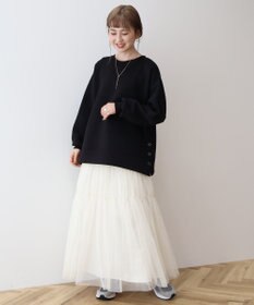 AMERICAN HOLIC クルーネックサイドドットポンチプルオーバー