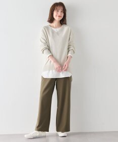 ANY リブポイントテールＴシャツ