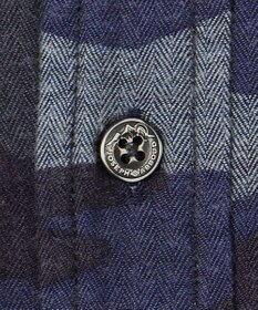 JOSEPH ABBOUD MOUNTAIN 【UNISEX】JOEコットンカモフラージュ シャツ