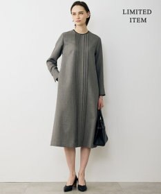 ICB L 【WEB限定】ツイードタックワンピース