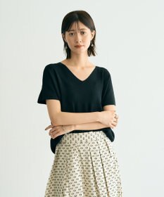 YECCA VECCA Vネックドルマンニット