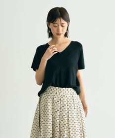 YECCA VECCA Vネックドルマンニット