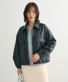 Green Parks フェイクレザージャケット