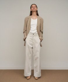 ATON WOOL SILK TWILL | カラーレスジャケット