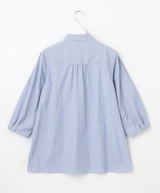 J.PRESS LADIES L 【WEB限定カラーあり・洗える・接触冷感・UVカット・イージーケア】 エステネージュストライプ ブラウス