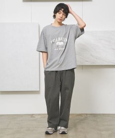 J.PRESS YORK STREET 【UNISEX】フォトプリント Tシャツ ”College Logo”