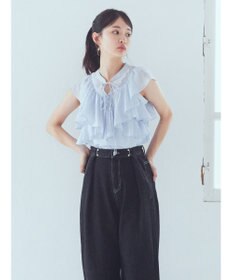 earth music&ecology ２ＷＡＹフリルブラウス