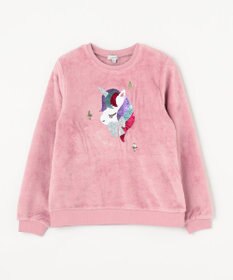 ANY KIDS 両面 フリース スパンコール トレーナー