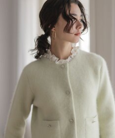 組曲 S 【加藤ローサさん着用】アンティークオーガンフリル ブラウス