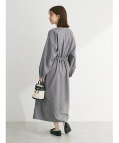 Green Parks ・ＥＬＥＮＣＡＲＥ　ＤＵＥ　Ｖネックイロイロ釦ワンピース