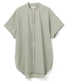 UNFILO L ワッシャーブロード ブザムロングシャツ