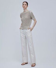 BEIGE， OLIVIER / 半袖ニット