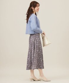 ANY SIS バイカラーラメニット カーディガン