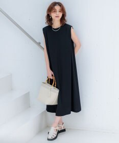 23区 L 【洗える】ストレッチジョーゼット ワンピース