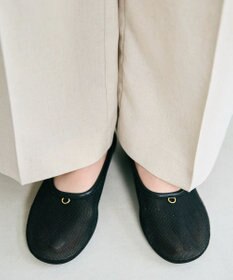 steppi メタル シースルー ラウンド パンプス