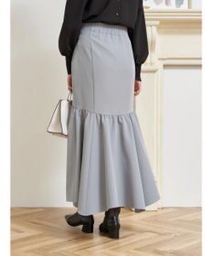 earth music&ecology ギャザー切替マーメイドスカート